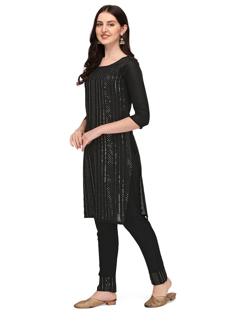 VT New Designer Fancy Ethnic Wear Cotton Designer Kurti With Bottom Collection